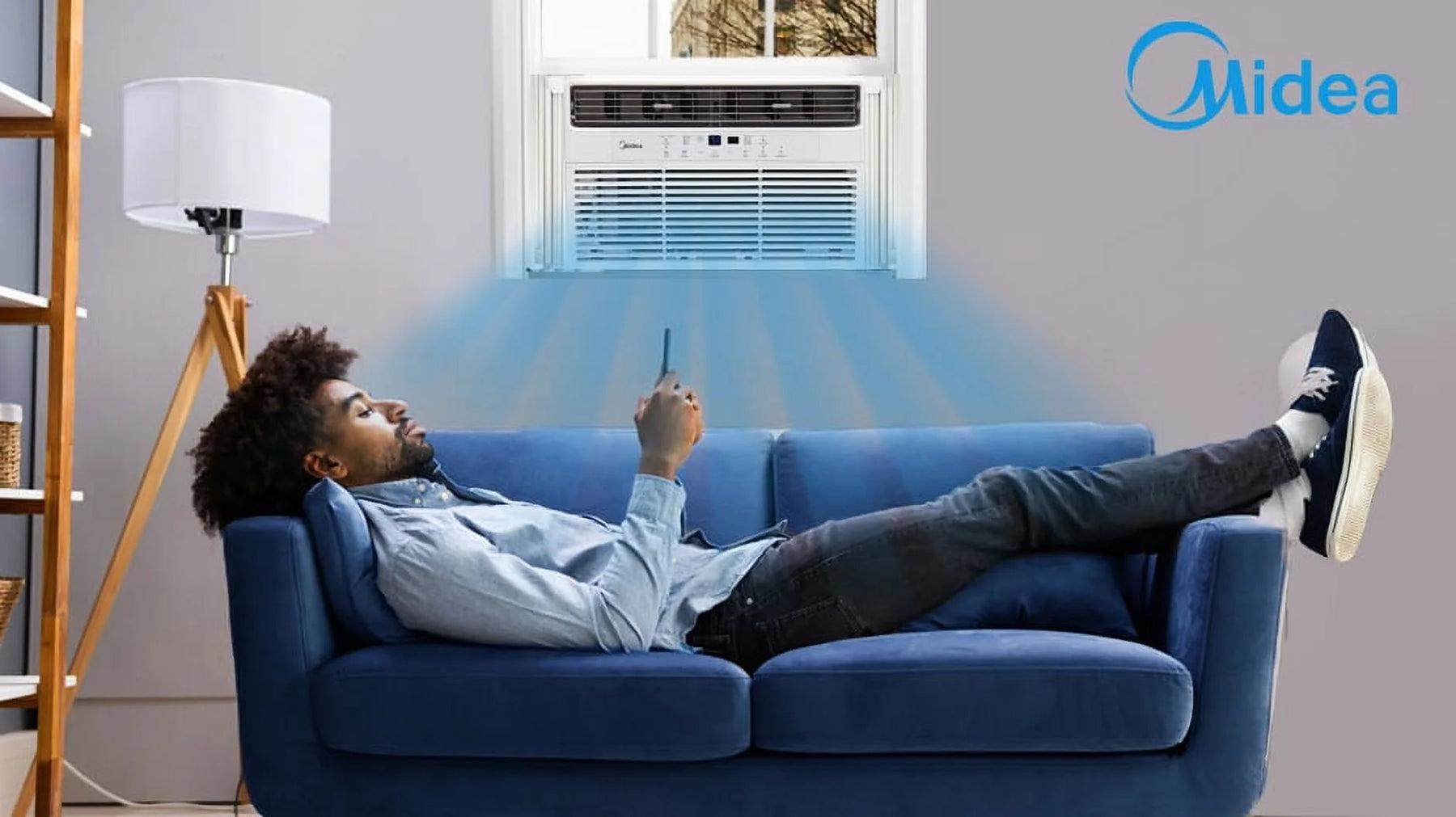 Midea 5, 000 BTU 150 Sq Ft Mechanical Window Air Conditioner, White, MAW05M1WWT, New