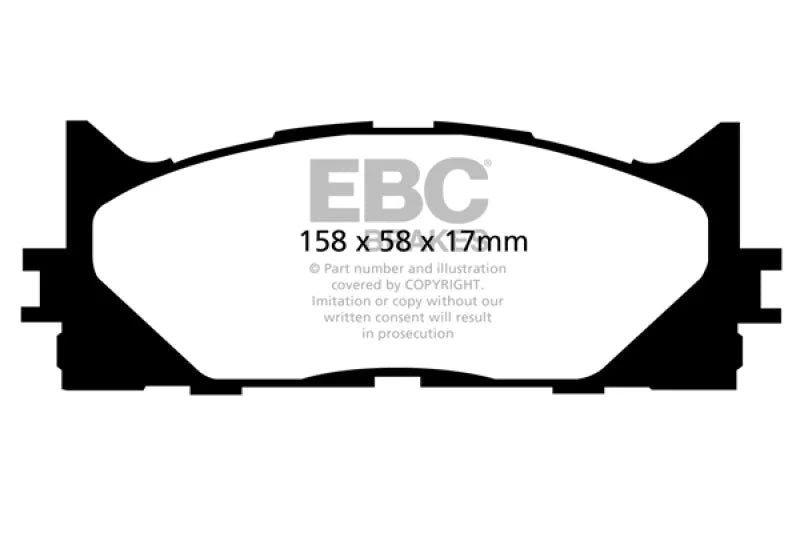EBC - Front Greenstuff Pad PN DP21790