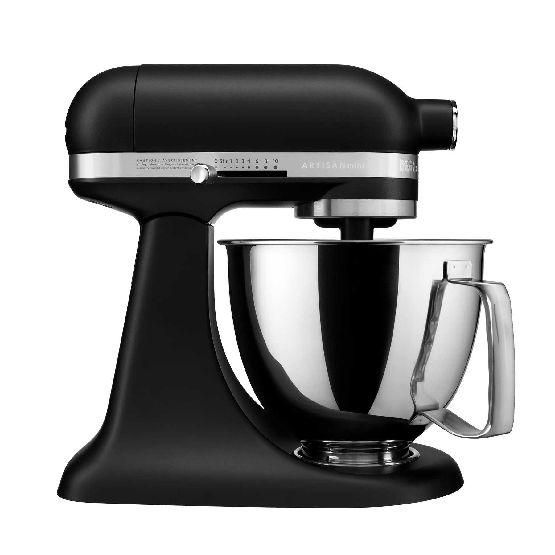 KitchenAid Artisan Mini 3.5 Quart Tilt-Head Stand Mixer, Black Matte - Product image 1