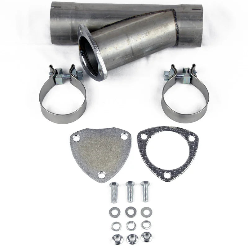Granatelli Manual Exhaust Cutout - Aluminized Mild Steel - Slip Fit 304522