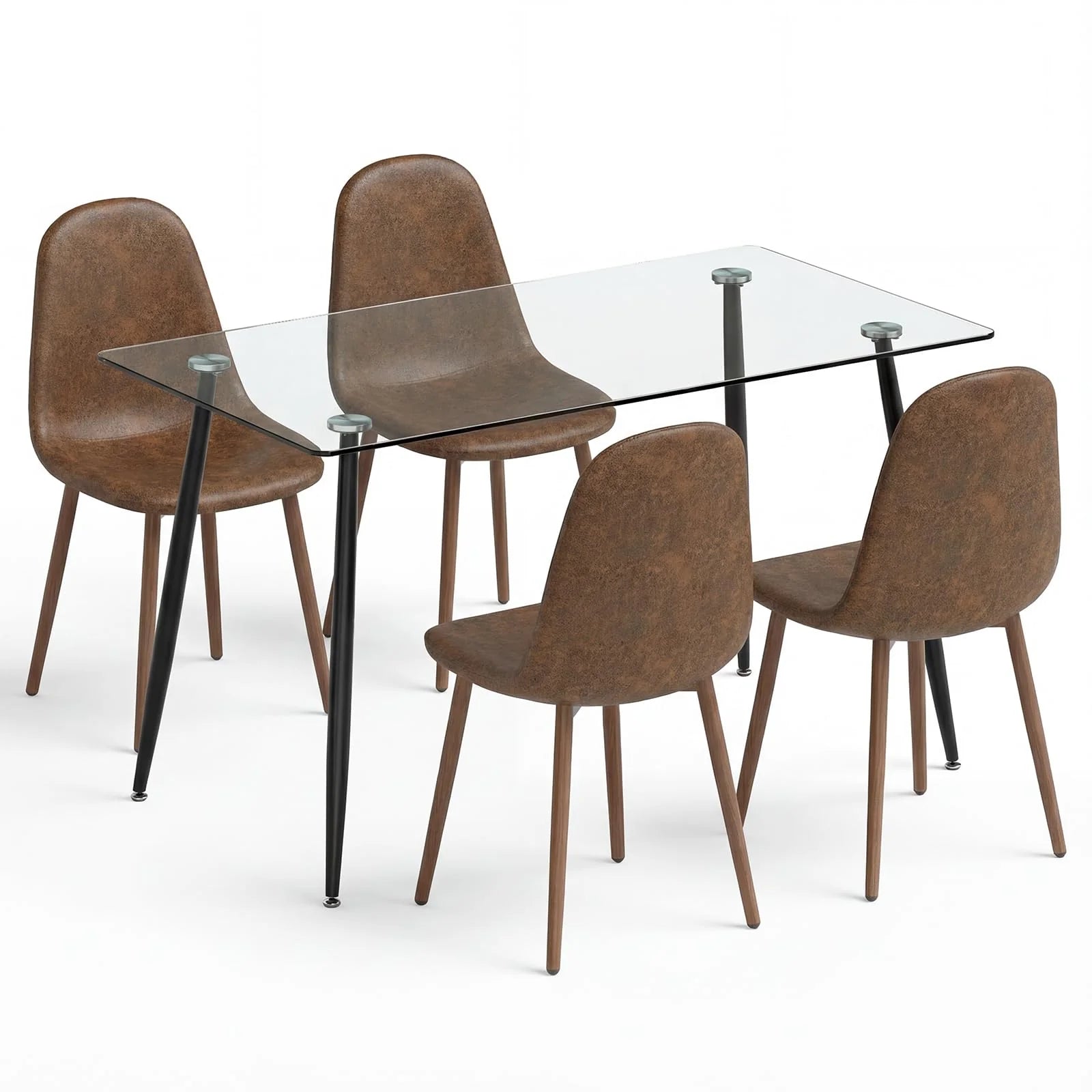 Tangkula Modern Kitchen Table and Chairs for 4 - Product image 7