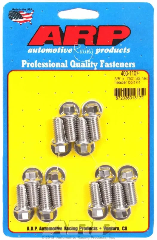 400-1107 ARP Fasteners Exhaust Header Bolt Universal