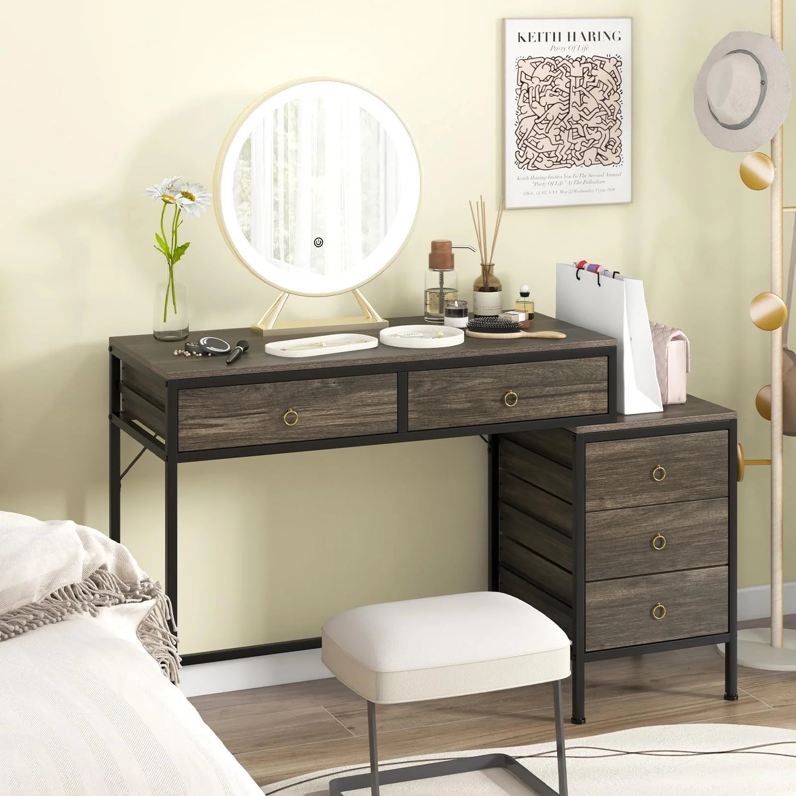 Tangkula 51" Home Office Desk with Printer Stand - Product image 5