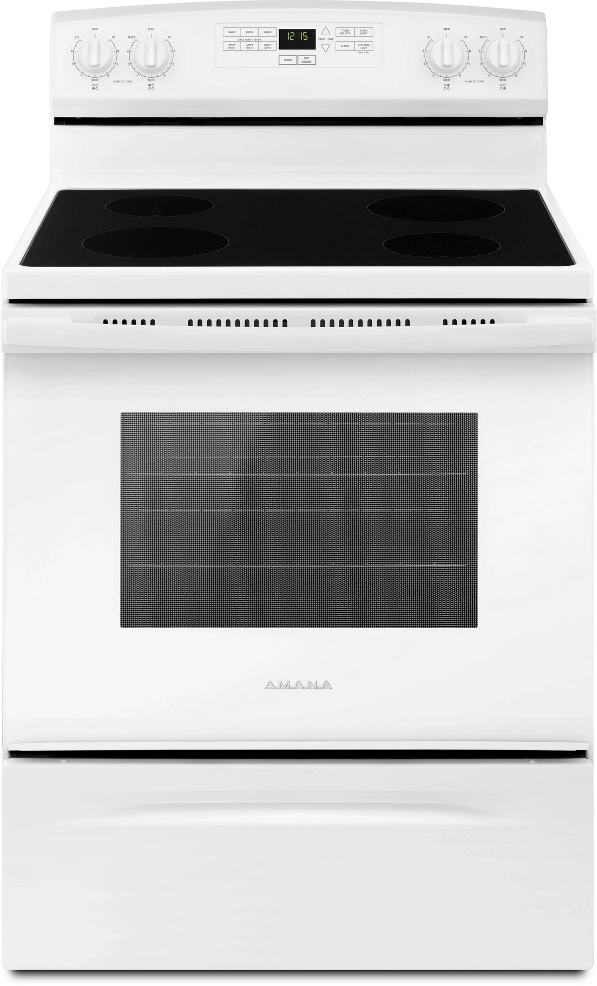 Amana 30" White Electric Range with Extra-Large Oven Window - Product image 1