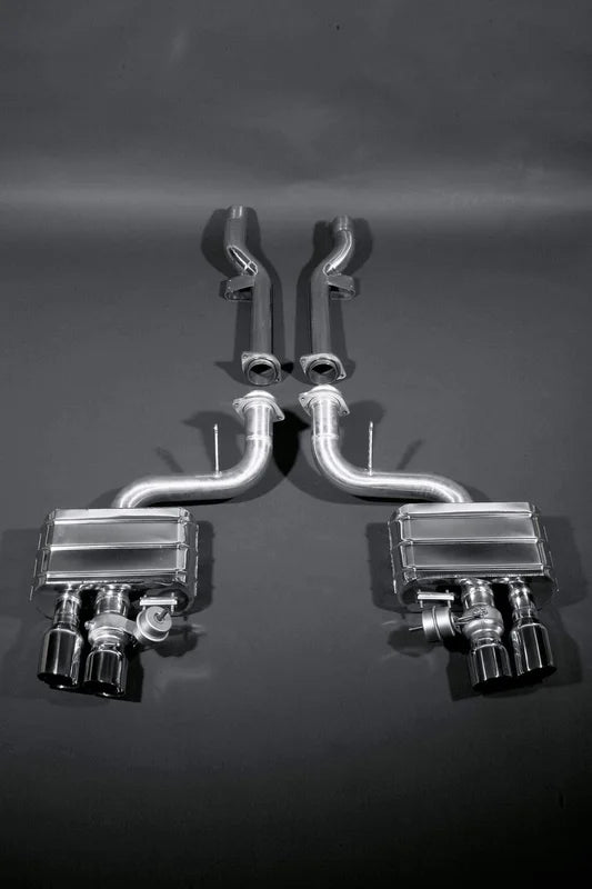 Ferrari 599 Valved Exhaust System with Cat Delete Pipes (No Remote) (NLA)