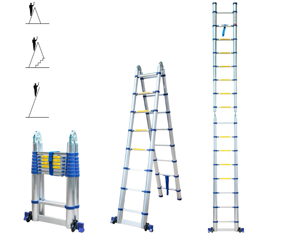 Portable and Folding Telescopic Ladder 5-8M -