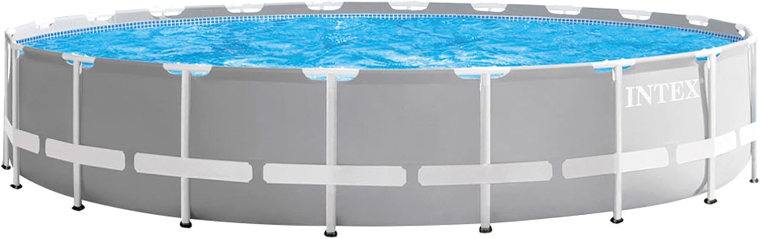 Intex swimming pool prism frame round tubular (ø)3.05 x (h)0.76m