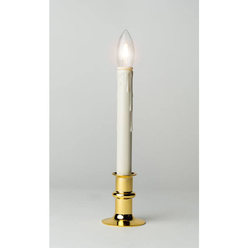 Celestial Lights Christmas LED Taper Window Candle, White D5000424 - Product image 1