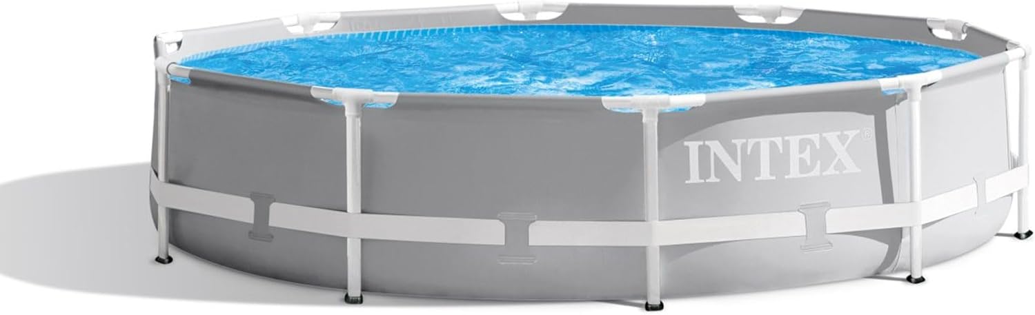 Intex swimming pool prism frame round tubular (ø)3.05 x (h)0.76m