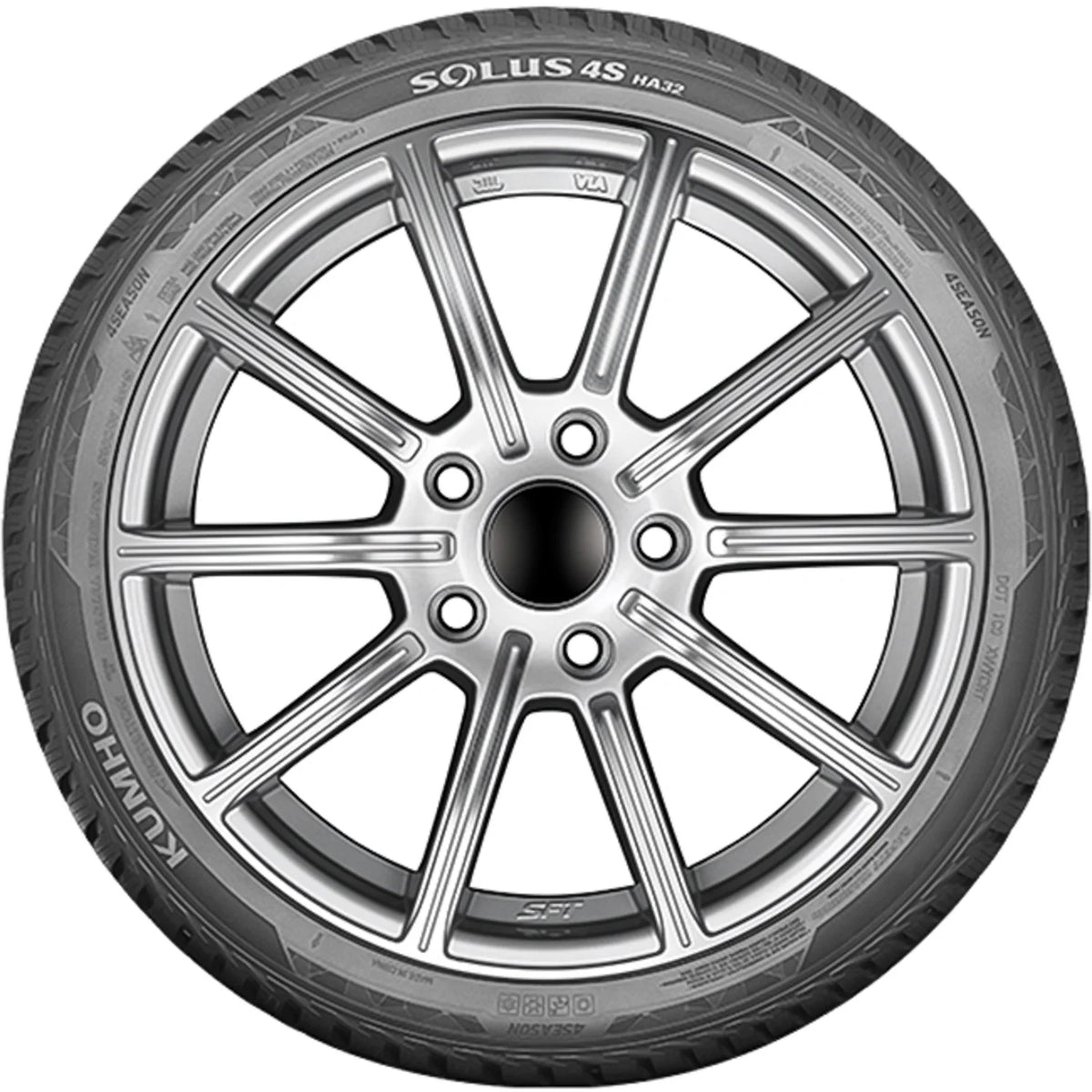Kumho Solus 4S HA32 205/65R16 95H Performance All-Weather Tire