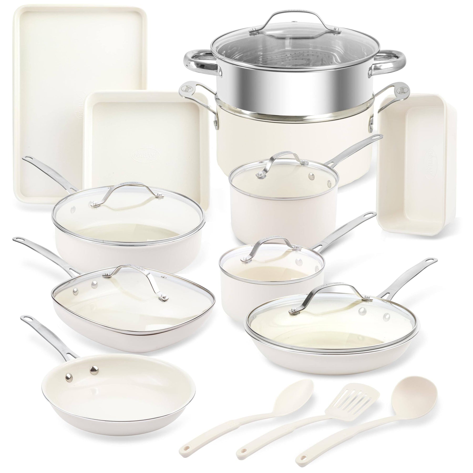 Gotham Steel Naturals 20 PC Express Cookware and Bakeware Set with Utensils 2486 - Product image 1