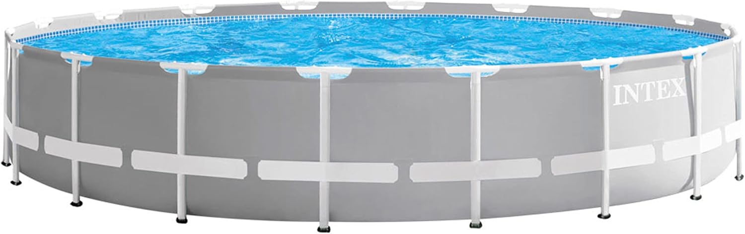 Intex swimming pool prism frame round tubular (ø)3.05 x (h)0.76m