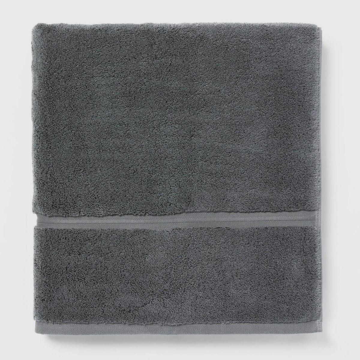 Oversized Spa Plush Bath Towel Dark Gray - Threshold