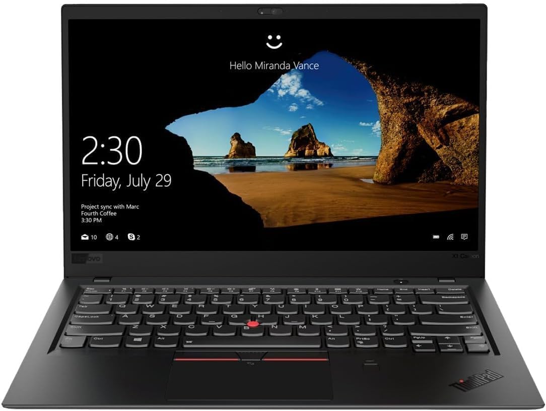 Lenovo ThinkPad X1 Carbon 5th Business Laptop 14" FHD Intel Core i5-6200U 8GB RAM 256GB SSD Windows 11 Pro (Renewed)