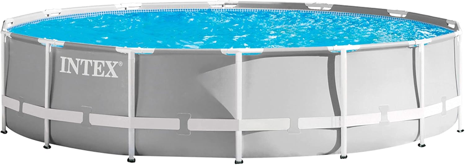 Intex swimming pool prism frame round tubular (ø)3.05 x (h)0.76m