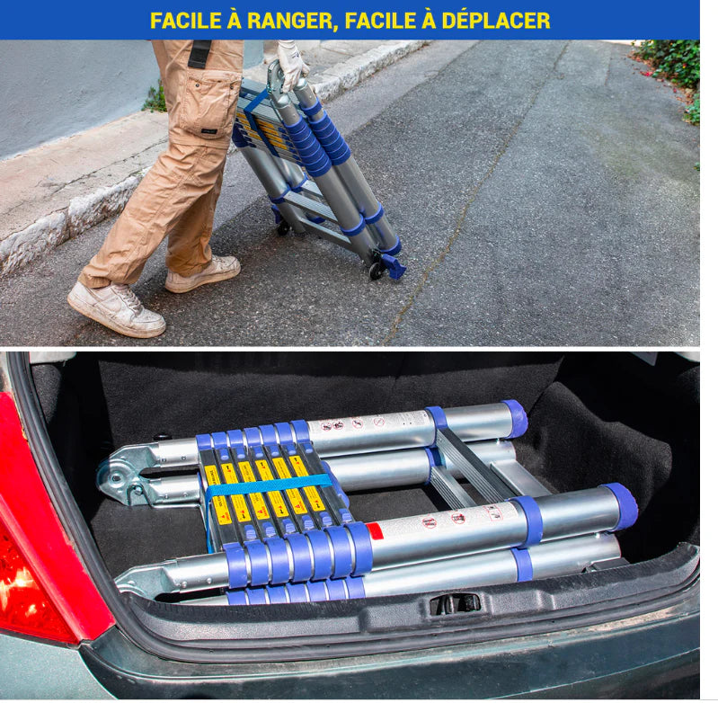 Portable and Folding Telescopic Ladder 5-8M -