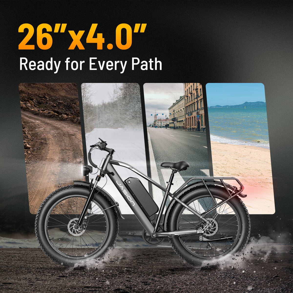 Jasion EB5 MAX Electric Bike for Adults, 750W Electric Mountain Bike with 48V 15ah Battery - Product image 5