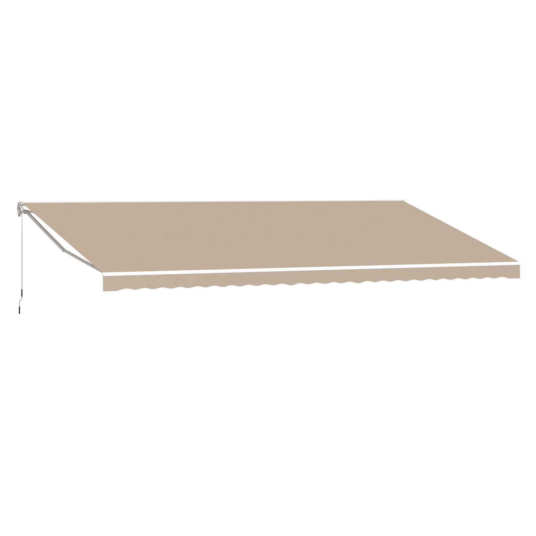AECOJOY 20'x10' Manual Retractable Awning Sun Shade, Patio Awning Canopy - Product image 13