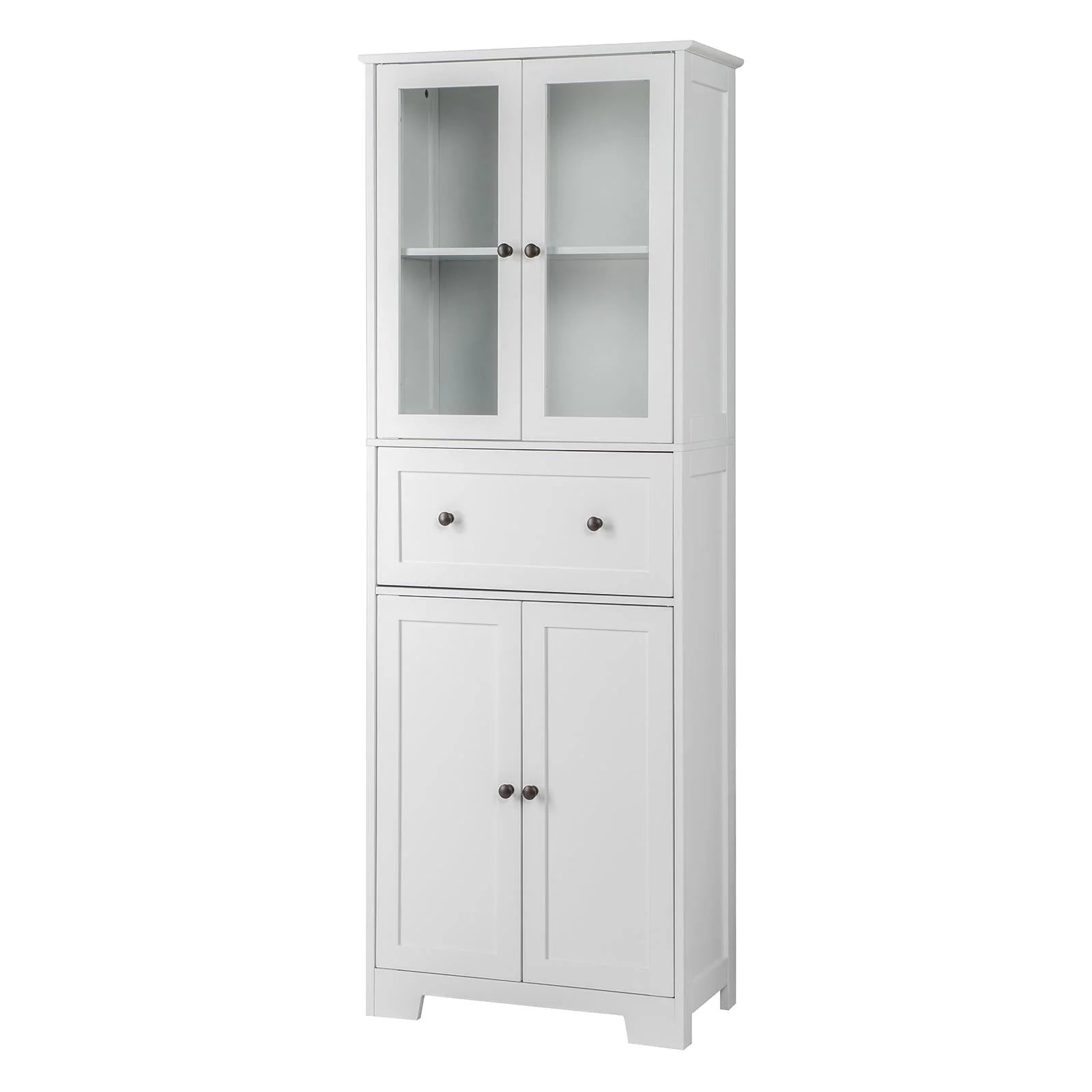 Ktaxon 64" Tall Bathroom Storage Cabinet Organizer, Freestanding Kitchen Pantry Cabinet Line Tower with 2 - Product image 20