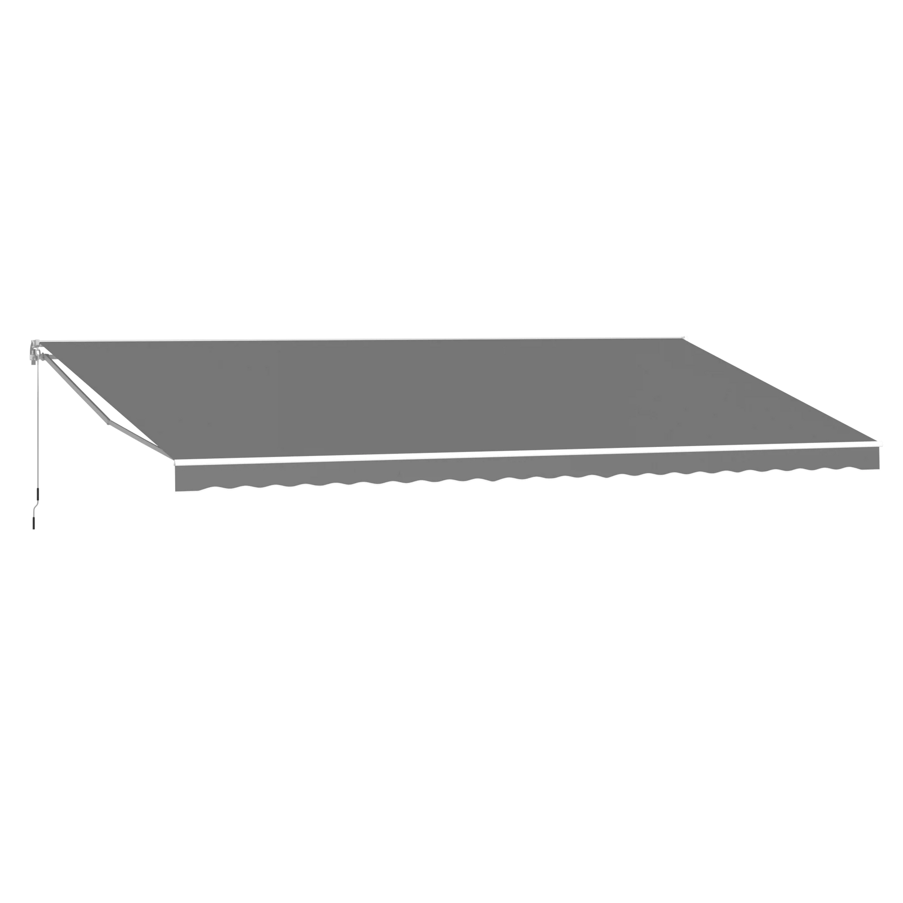 AECOJOY 20'x10' Manual Retractable Awning Sun Shade, Patio Awning Canopy - Product image 14