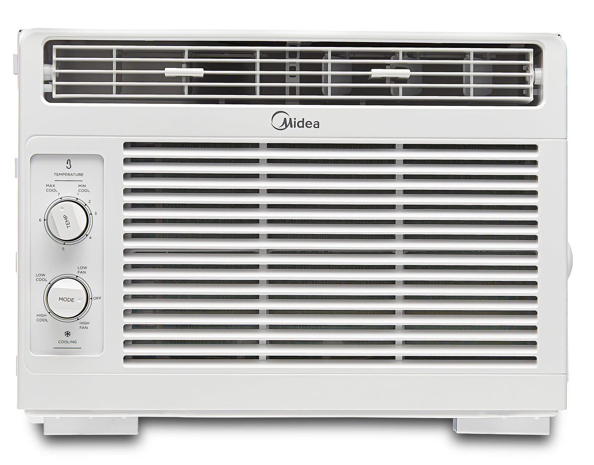Midea 5, 000 BTU 150 Sq Ft Mechanical Window Air Conditioner, White, MAW05M1WWT, New