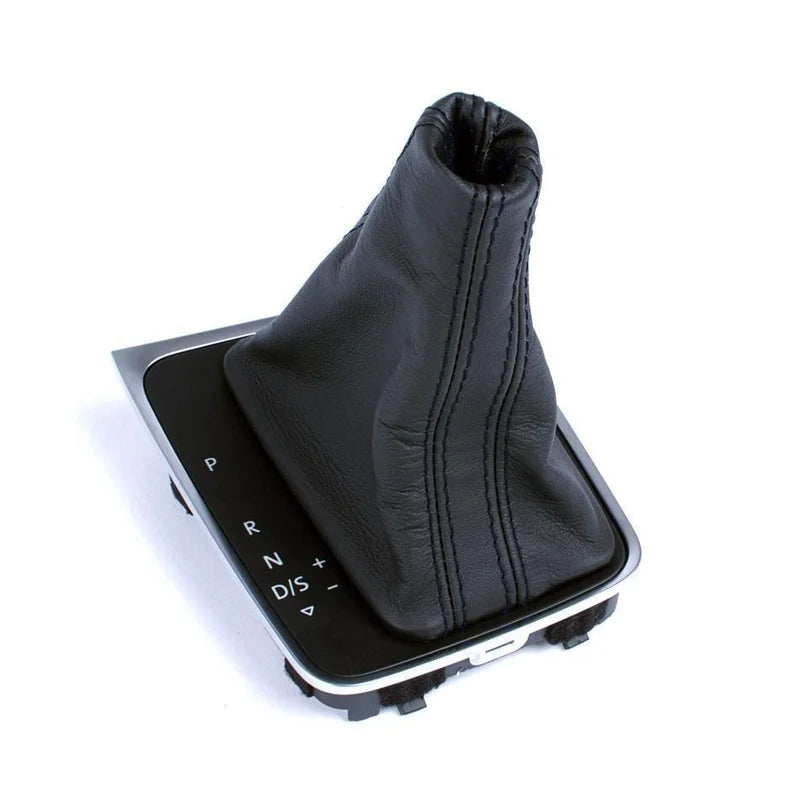 BFI MK7 DSG / Automatic Shift Boot - Gray Alcantara - Red Stitch