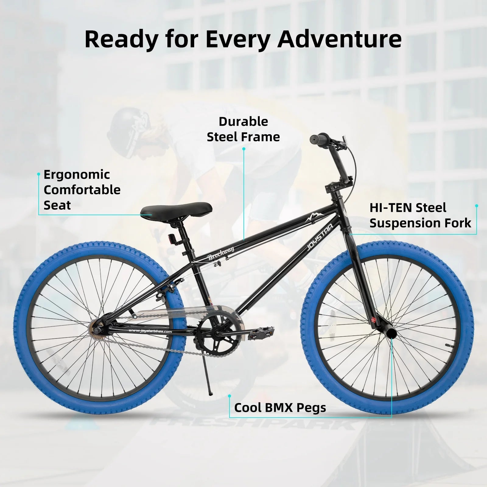 JOYSTAR Brockway Freestyle Kids BMX Bikes 20" Kids Bicycles for 6 - 11 Years Old Boys Girls - Product image 13