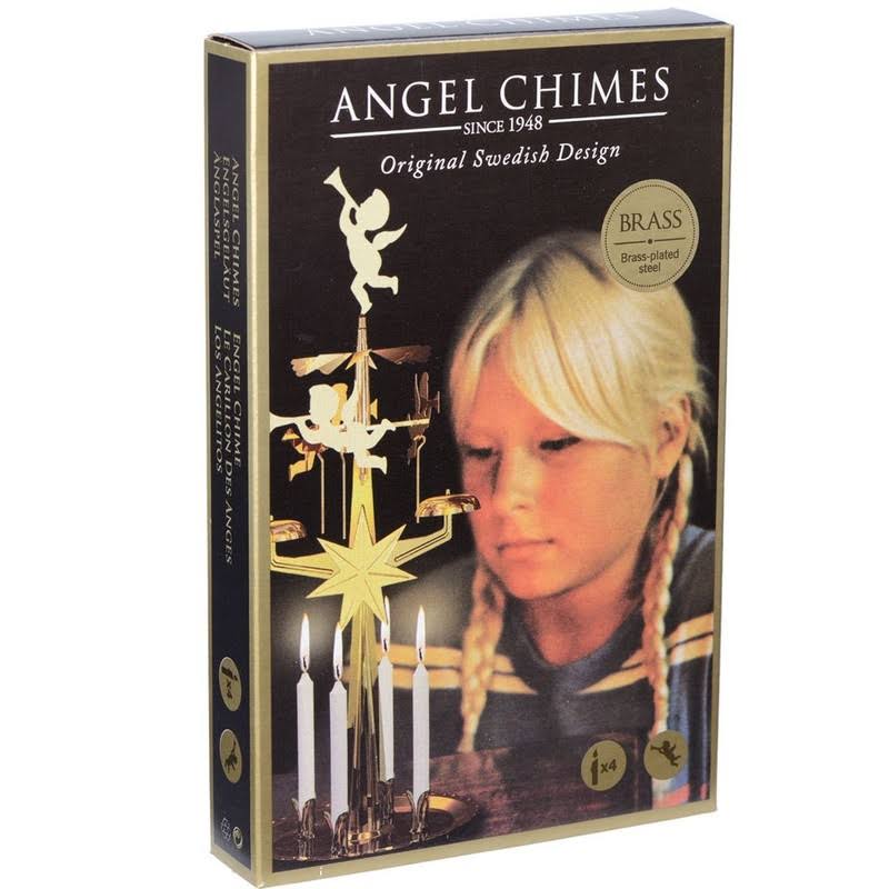 Angel Chimes - Original Swedish Christmas Decoration - with 4 Candles - Product image 1