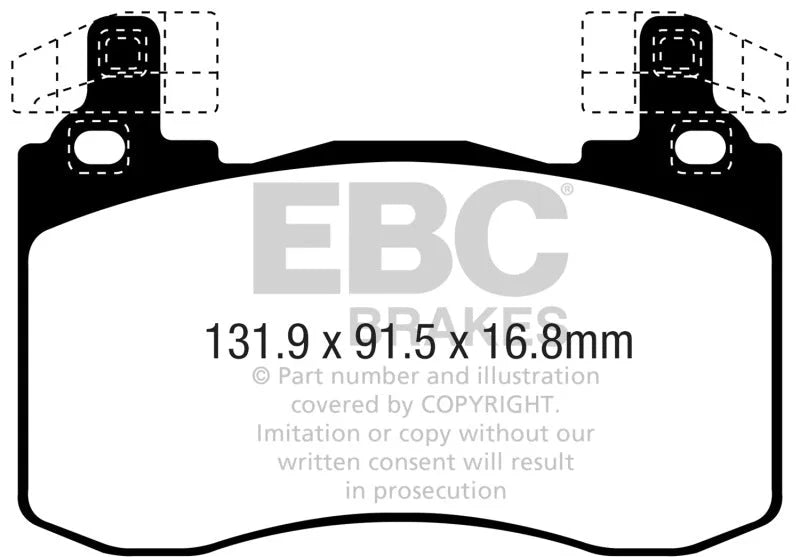 EBC - Front Bluestuff Pad PN DP52356NDX