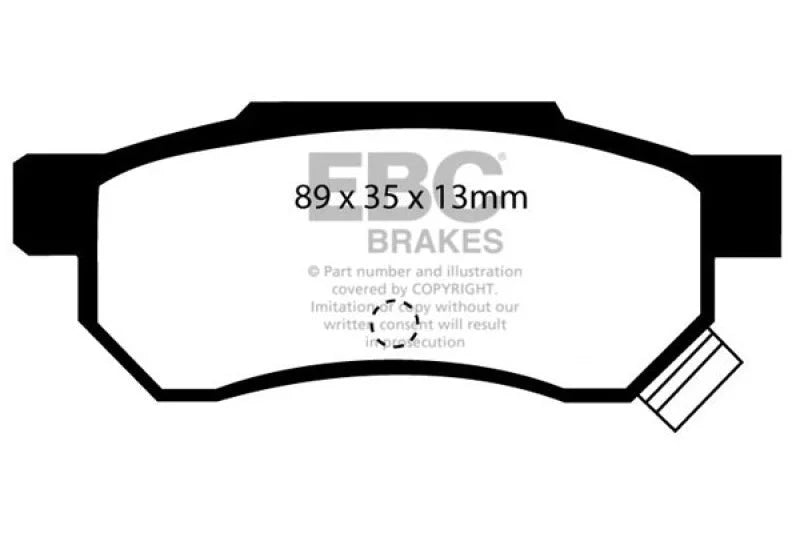 EBC - Rear Redstuff Pad PN DP3642/2C