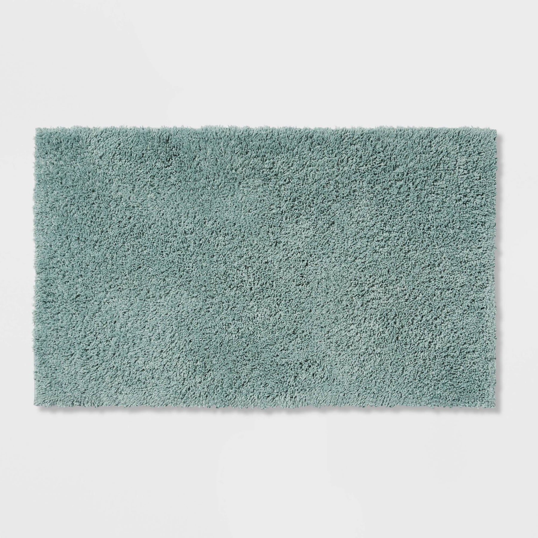 20"x34" Antimicrobial Bath Rug Aqua - Threshold - Product image 1
