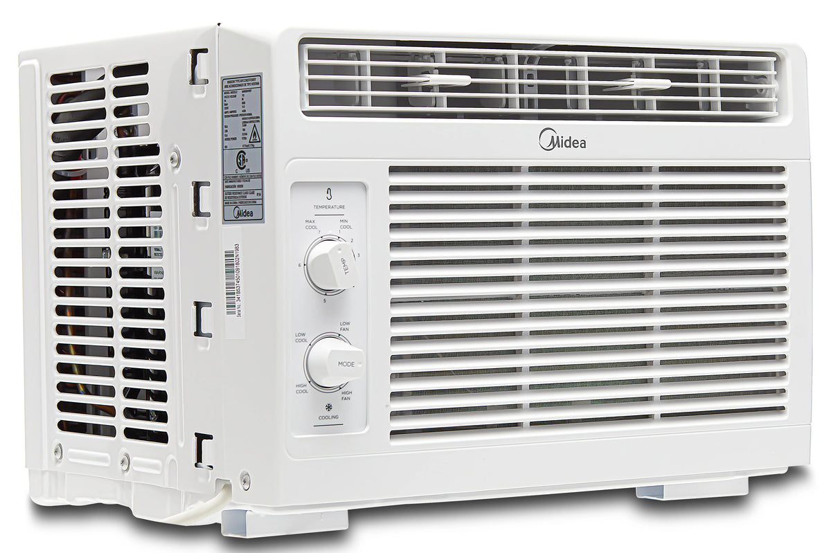 Midea 5, 000 BTU 150 Sq Ft Mechanical Window Air Conditioner, White, MAW05M1WWT, New