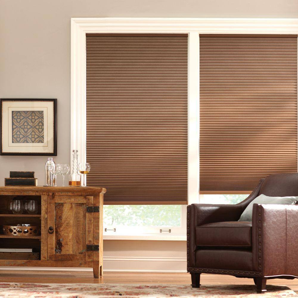 Home Decorators Collection Mocha Cordless Blackout Cellular Shade - 19.75 in. W x 64 in. L Brown - Product image 1