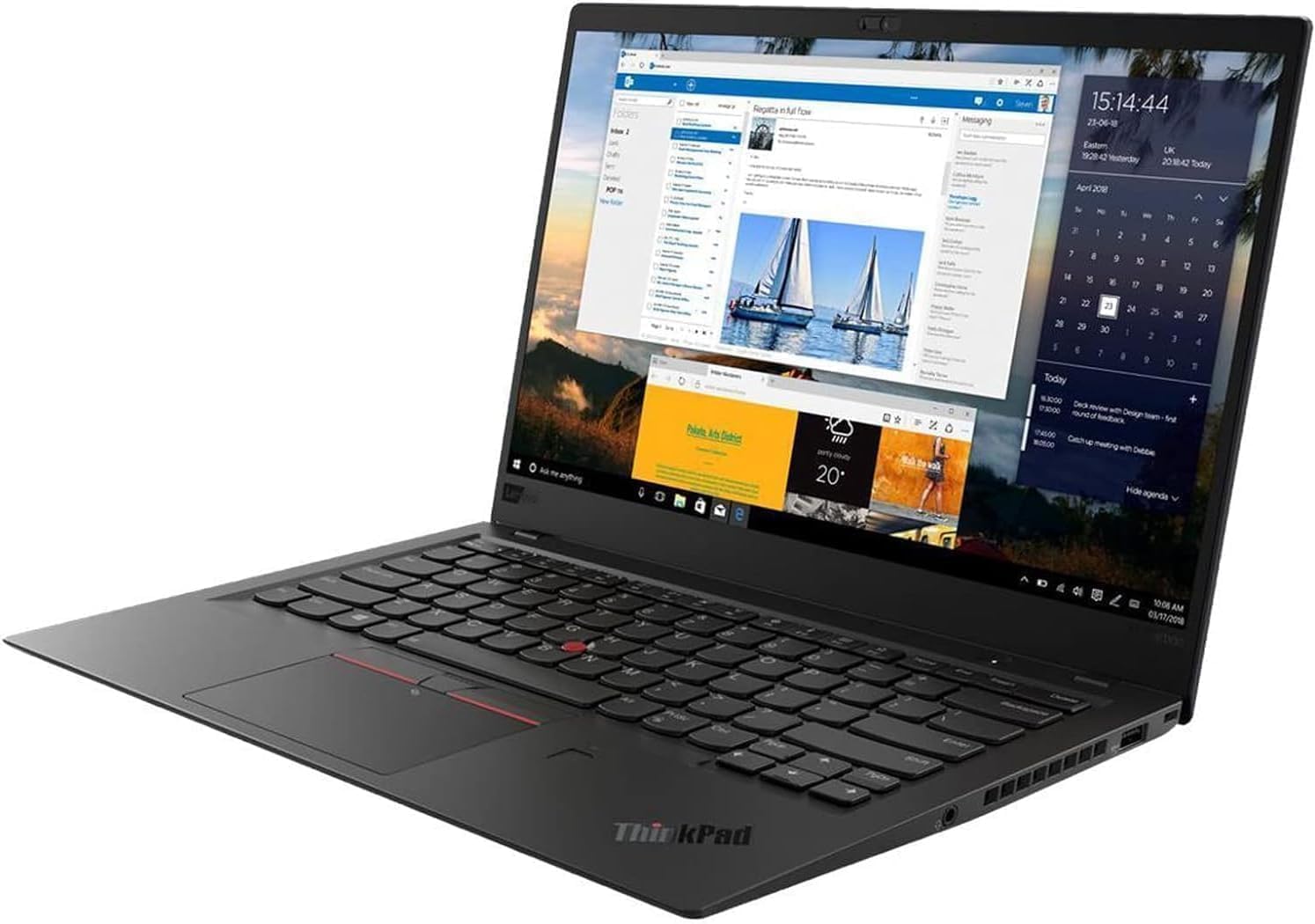 Lenovo ThinkPad X1 Carbon 5th Business Laptop 14" FHD Intel Core i5-6200U 8GB RAM 256GB SSD Windows 11 Pro (Renewed)