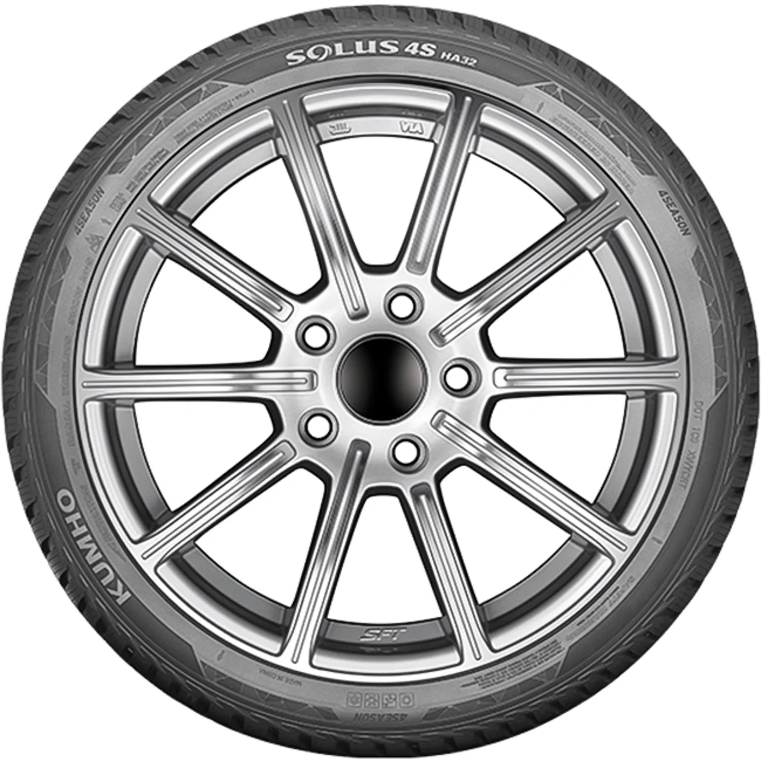 Kumho Solus 4S HA32 205/65R16 95H Performance All-Weather Tire