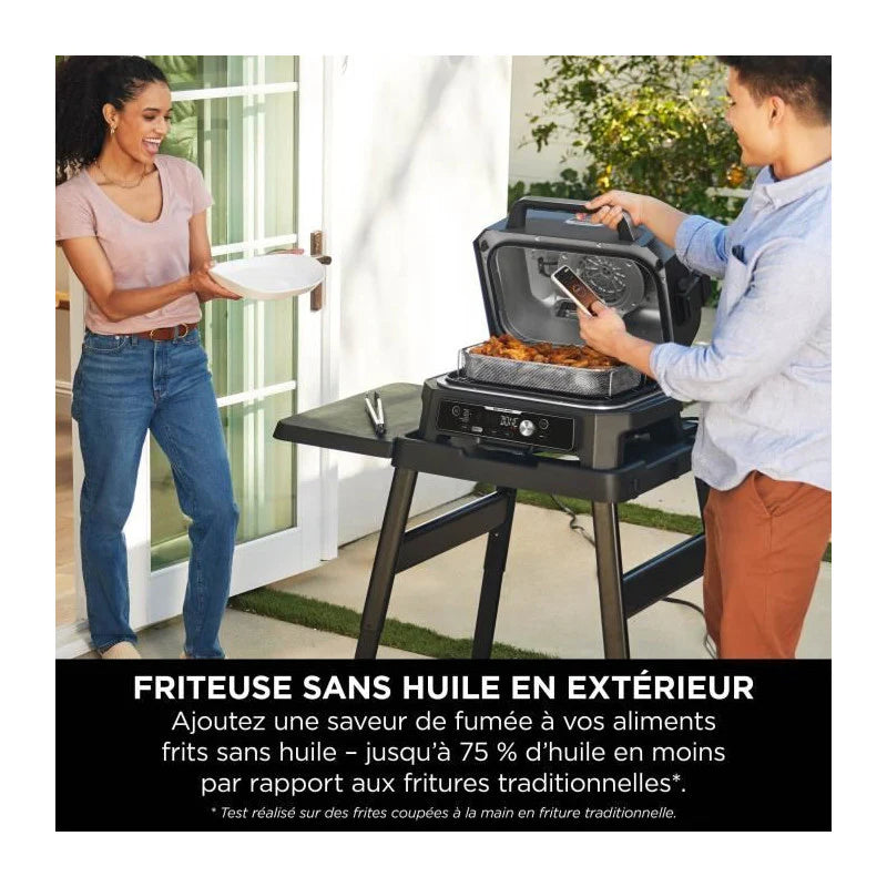 Electric Barbecue With Smoker And Thermoprobe - - Woodfire Pro Connect Xl - Og901eu - Woodfire Pellets -