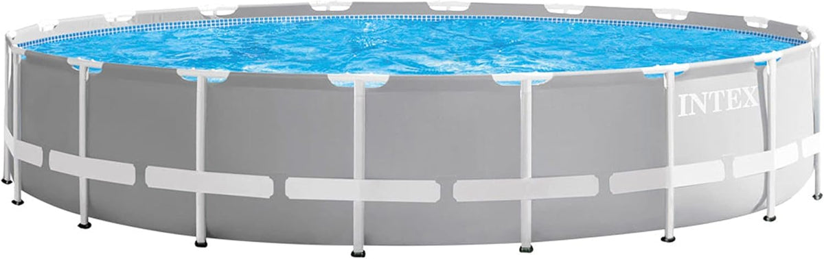 Intex swimming pool prism frame round tubular (ø)3.05 x (h)0.76m