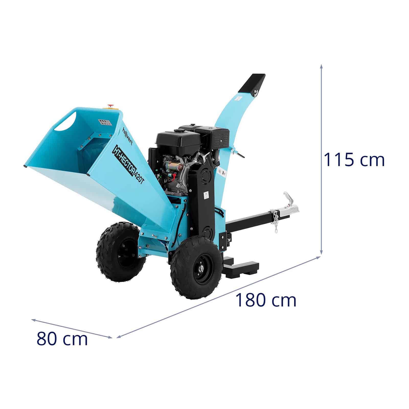 7 HP petrol shredder Cutting width 50 mm Wood shredder 14_0007476 -
