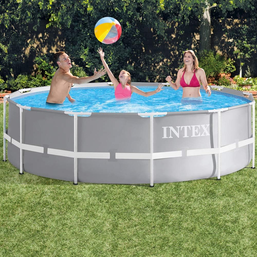 Intex swimming pool prism frame round tubular (ø)3.05 x (h)0.76m