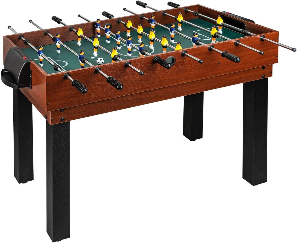 shelfmade Multifunction Games Table, Children's Table Football, Mini Wooden Table Football, Convertible Billiards, Mini Ping Pong Table - Adult Multigames Table - 10 Games in 1