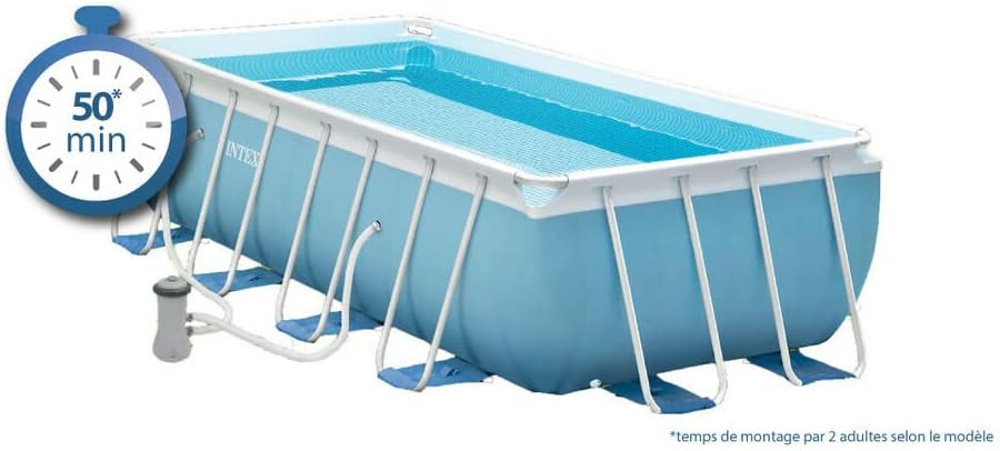 Intex swimming pool prism frame round tubular (ø)3.05 x (h)0.76m