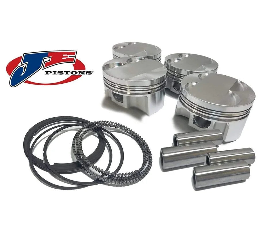 Piston Set by JE - 83mm +.50mm Oversize Bore | 8.5:1 CR | Stock Stroke - 92.8mm - VW 9A 2.0L 16V