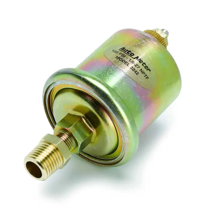 Auto Meter Products 2242 Gauge Sending Unit With 1/4 Inch NPT Adapter Fitting
