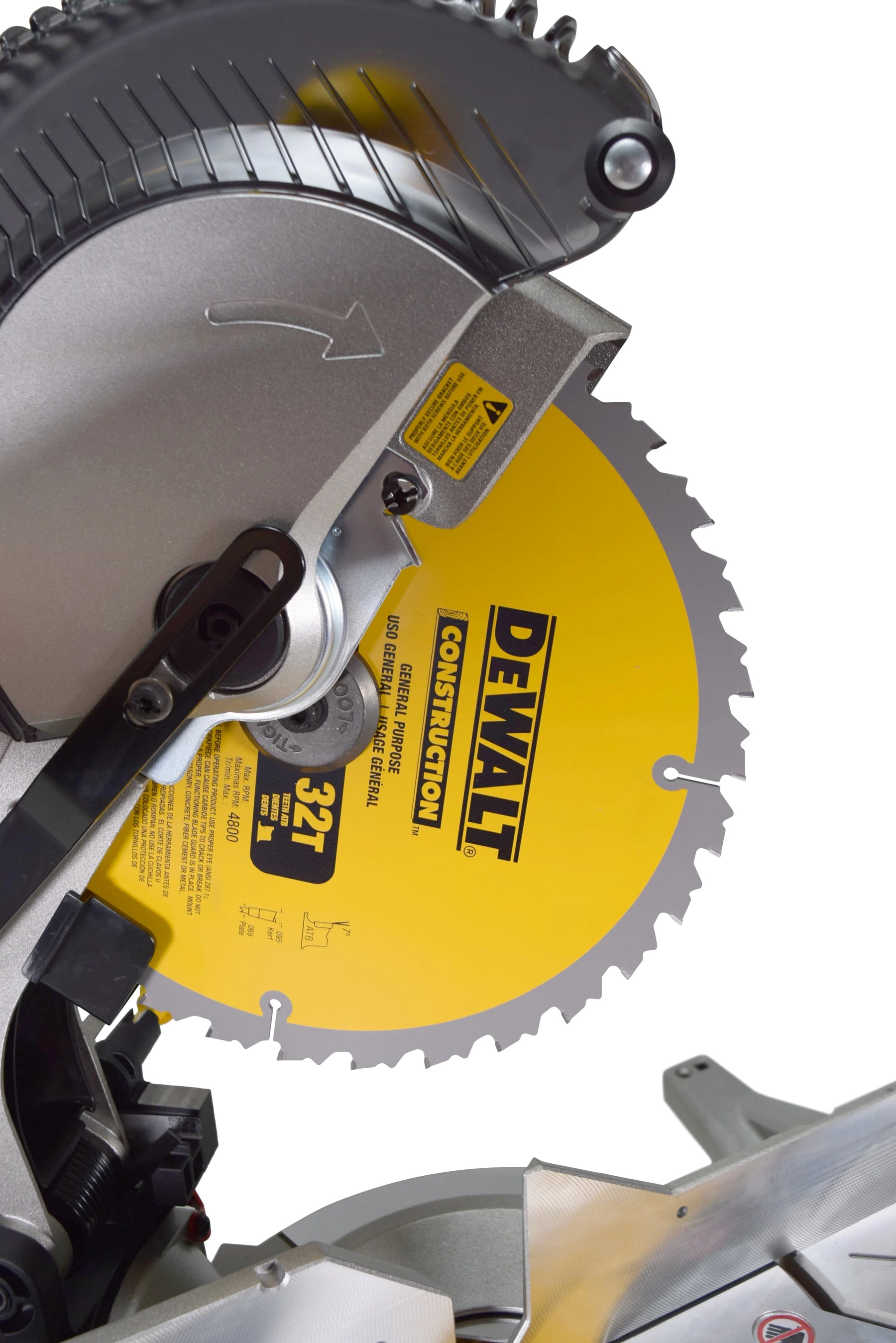 Dewalt DWS715 15 - Amp 12" Electric Single - Bevel Compound Miter Saw - Product image 4