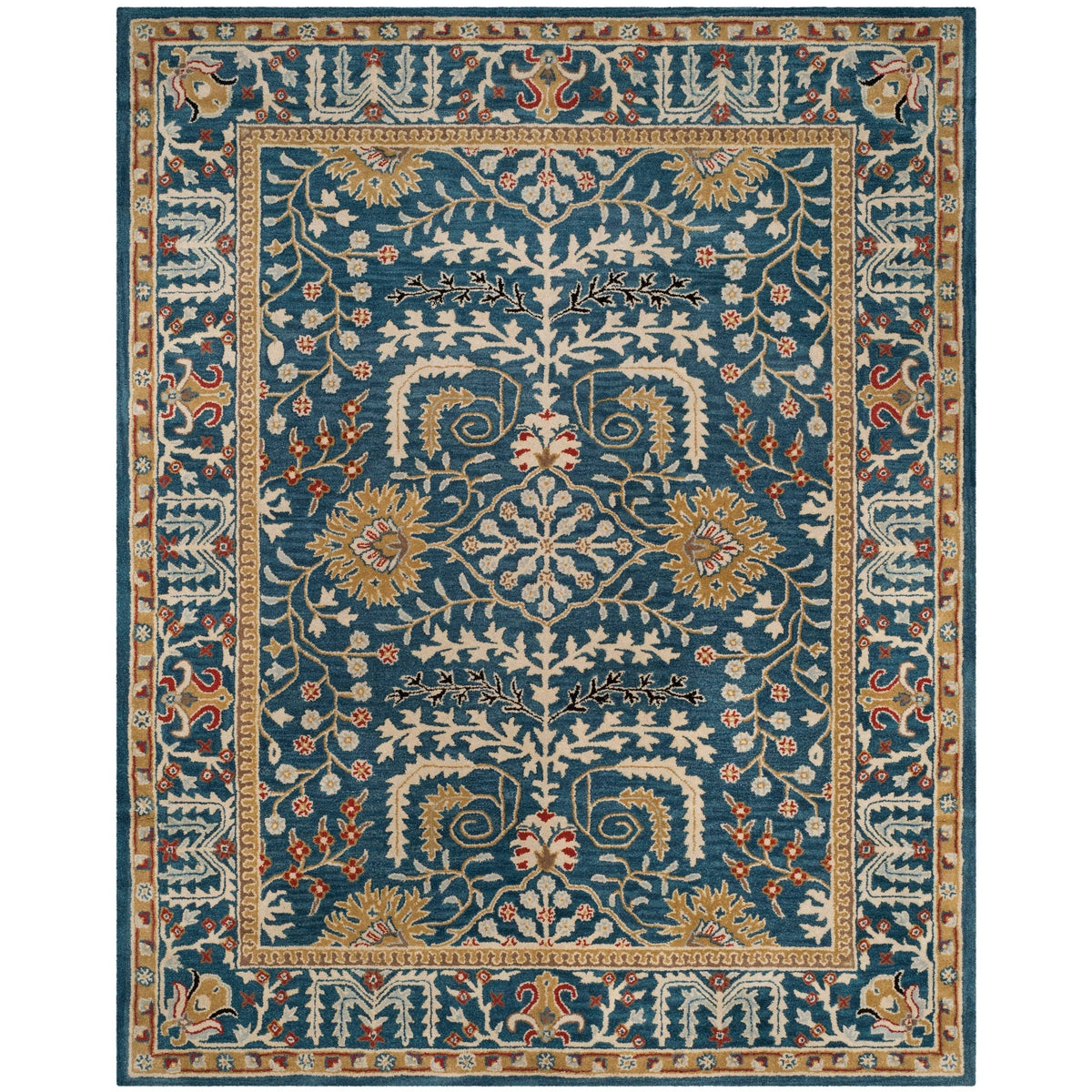 Safavieh Antiquity AT64B Dark Blue - Multi 8' x 10' Area Rug - Product image 1