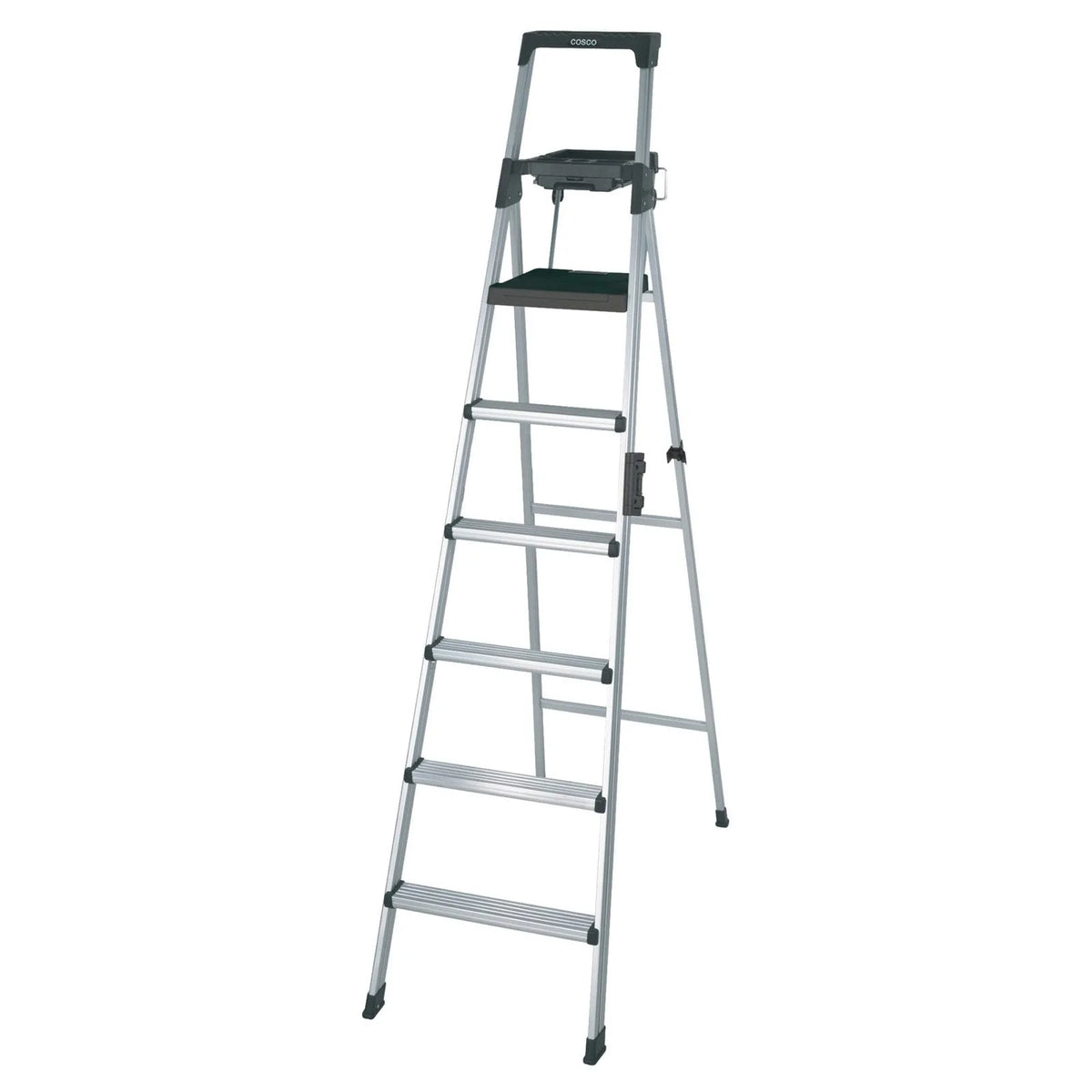 Cosco 8 Ft. Signature Series Aluminum Folding Step Ladder 300 lb. Type IA (12 Ft. Max Reach) - Product image 5