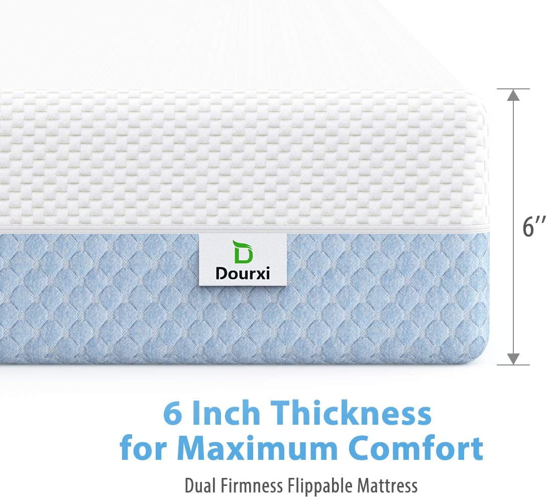 Dual Sided Crib and Toddler Mattress. 6 inch 2-in-1 Foam Baby Mattress for Standard Full Size Crib - Product image 5