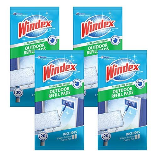 Windex Outdoor All-in-One Window Cleaner Pads Refill 2 Count Pack of - Product image 1