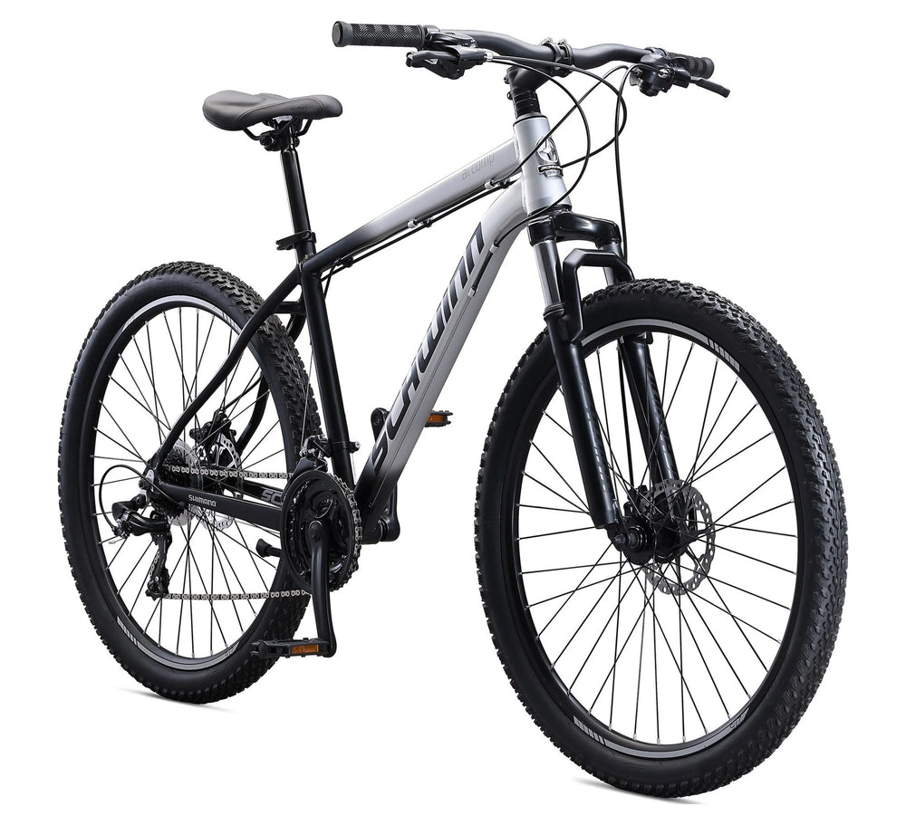 Schwinn AL Comp 27.5 in Men'S Mountain Bike, 21 Speed Adult Bicycle, Grey