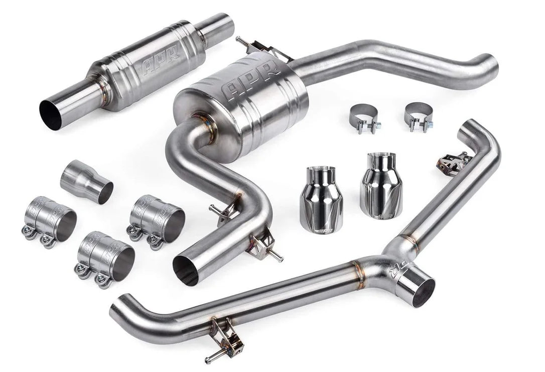 APR Exhaust - Catback System w/ Front Muffler - Mk6 GTI
